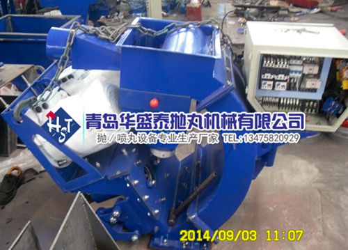 路面抛丸机生产现场