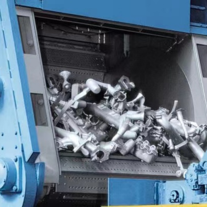 表面处理打砂机_打砂机除锈_金属网片打砂清理机