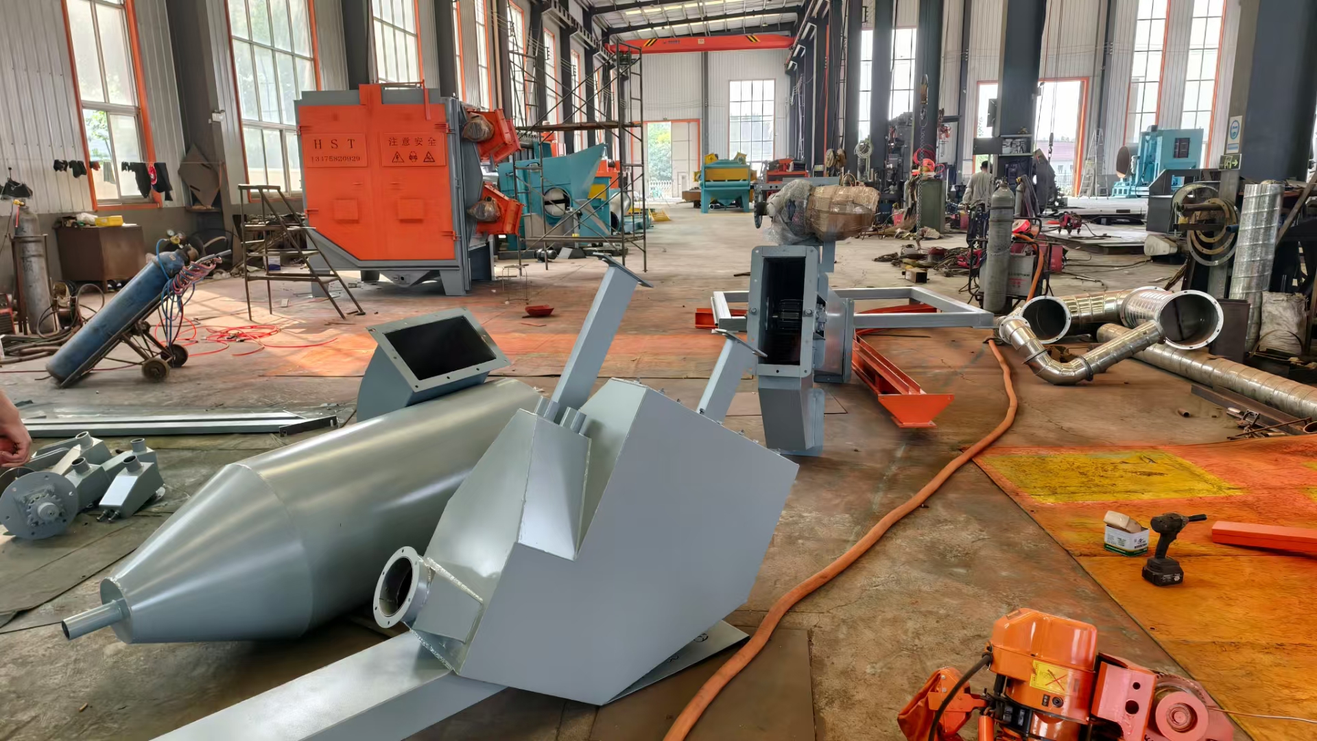 工程机械抛丸清理机_抛丸清理机厂家_清理机械抛丸机工程方案