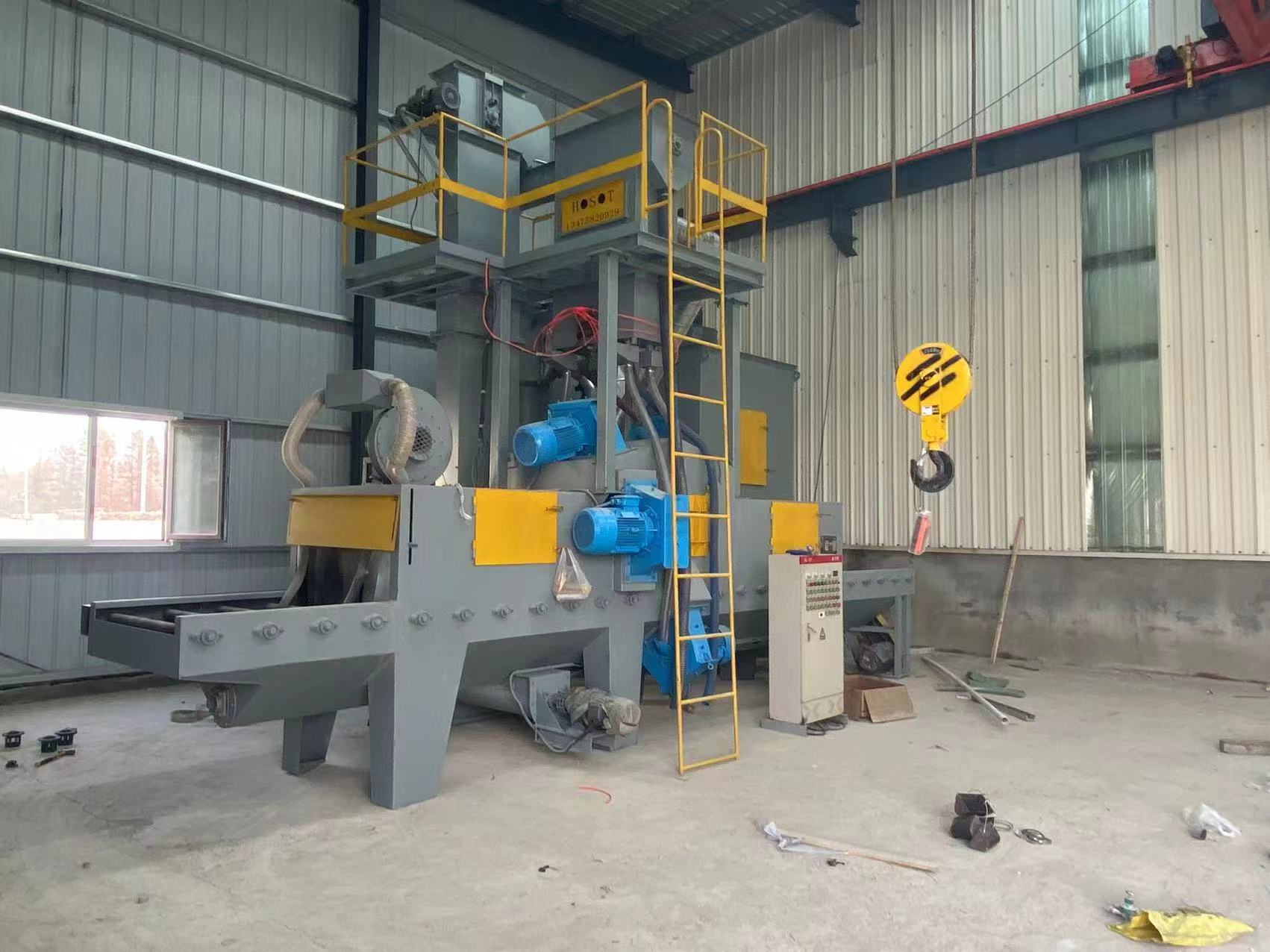 管道防腐喷砂除锈_管道防腐打砂除锈机_管道喷砂除锈机