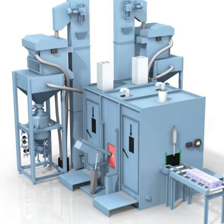 铝件打砂清理机_铝清理砂机打孔视频_铝合金打砂机