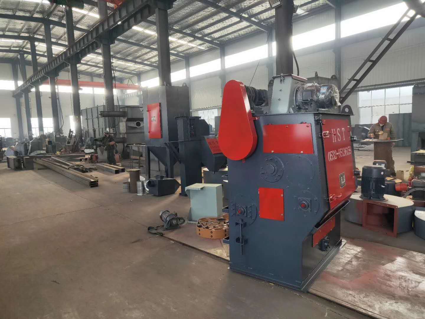 滚筒式抛丸打砂机_小型滚筒抛丸机_滚筒抛丸机3d工作原理